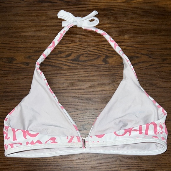 Letarte words and wings pink white bikini top - Picture 3 of 3
